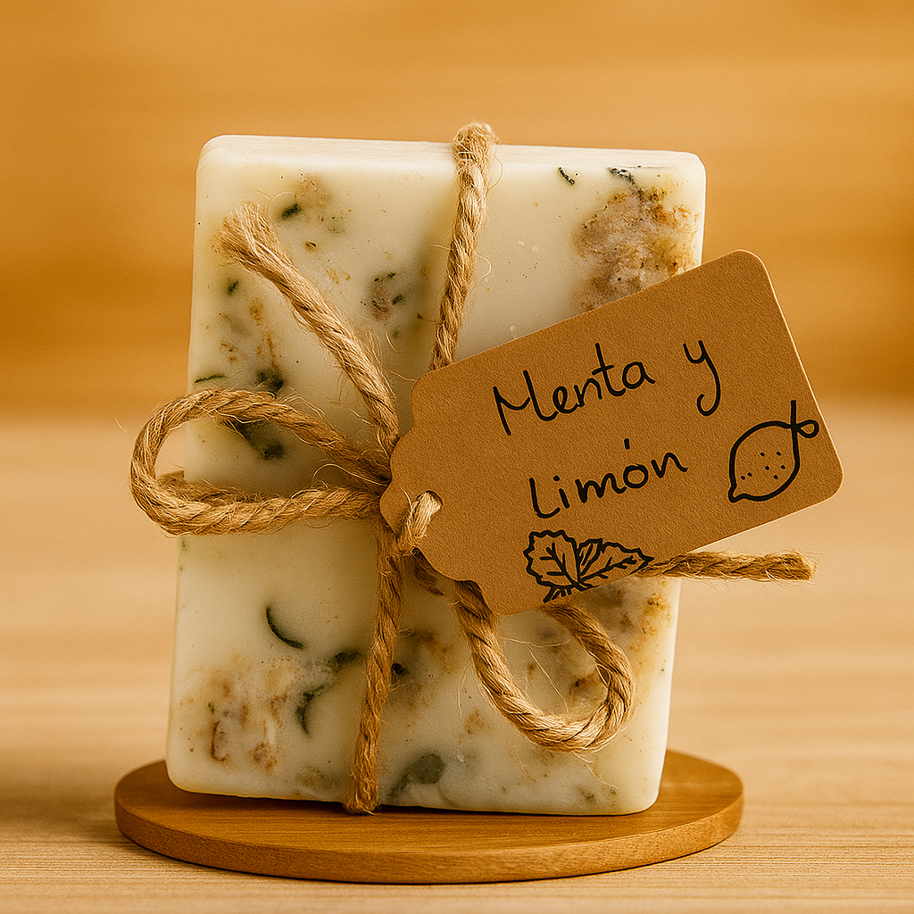 Jabón Energizante de Limón y Menta