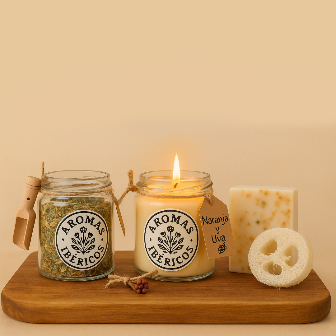 Kit Antioxidante: Vela, Infusión y Jabón