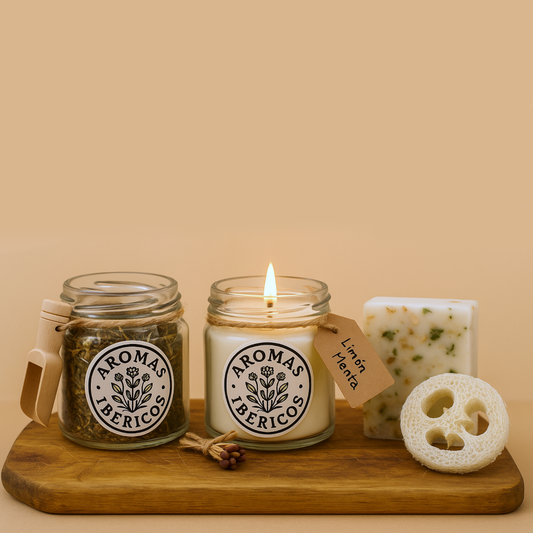 Kit Energizante: Vela, Infusión y Jabón