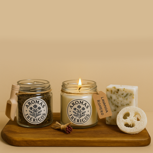 Kit Relajante: Vela, Infusión y Jabón