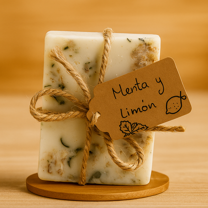 Jabón Energizante de Limón y Menta