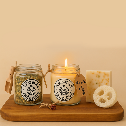 Kit Antioxidante: Vela, Infusión y Jabón